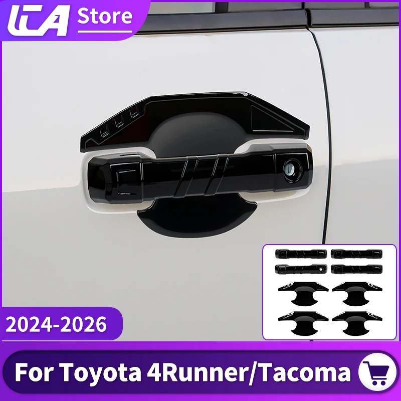 For Toyota Tacoma 4Runner 2024-2026 Car Door Handle Trim Cover Paint Protection ABS Plastic Black Exterior Styling Accessories
For Toyota Tacoma 4Runner 2024-2026 Car Door Handle Trim Cover Paint Protection ABS Plastic Black Exterior Styling Accessories