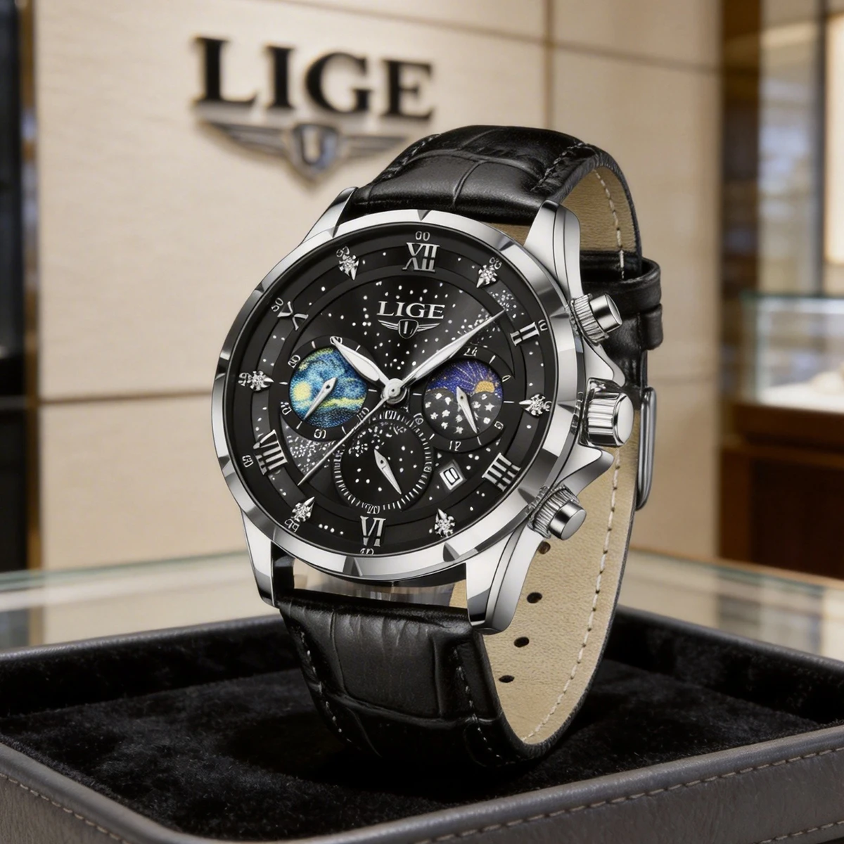 Мужские спортивные часы LIGE 2025: элитный бренд, натуральная кожа, армейский стиль, кварцевые, с датой, Relogio Masculino
Мужские спортивные часы LIGE 2025: элитный бренд, натуральная кожа, армейский стиль, кварцевые, с датой, Relogio Masculino