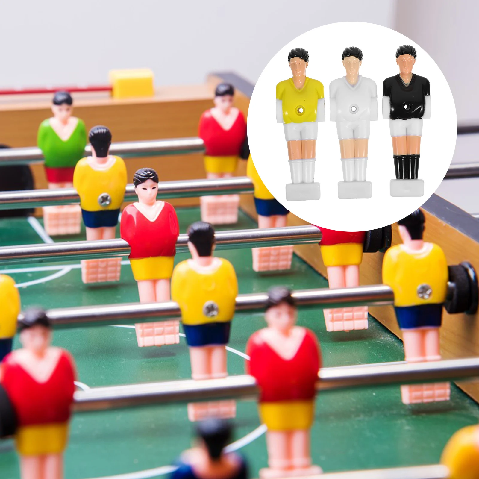 3 Pcs Foosball Man Table Player Human Figure Accessories Football Figures Supplies Replacement
3 Pcs Foosball Man Table Player Human Figure Accessories Football Figures Supplies Replacement