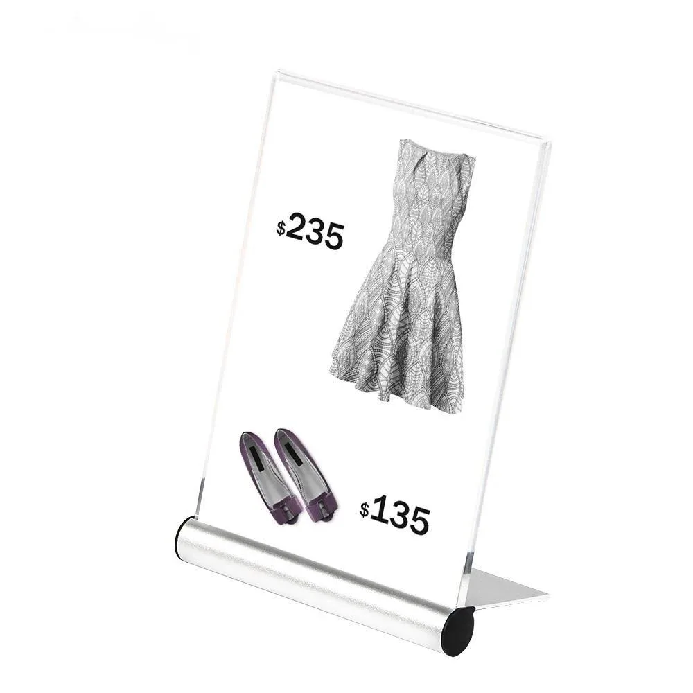 2PCS A6 Aluminum Sign Holder L-Shaped Desktop Sign Holder Office Desk Metal Poster Display Stand Card Holder Photo Holder
2PCS A6 Aluminum Sign Holder L-Shaped Desktop Sign Holder Office Desk Metal Poster Display Stand Card Holder Photo Holder