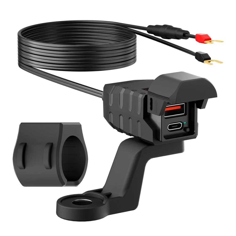 PD QC3.0 Motorcycle USB Charger 12V Motorcycle Phone Charger Power Adapter Motorcycle Accessories for All Phone Tablet GPS
PD QC3.0 Motorcycle USB Charger 12V Motorcycle Phone Charger Power Adapter Motorcycle Accessories for All Phone Tablet GPS