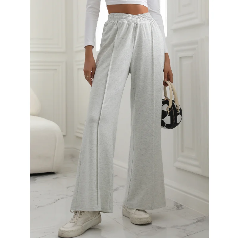 Women's Pants Spring and Autumn Solid Color Elastic High Waist Wide Leg Loose and Comfortable Trousers Lady Retro Streetwear NEW
Women's Pants Spring and Autumn Solid Color Elastic High Waist Wide Leg Loose and Comfortable Trousers Lady Retro Streetwear NEW
