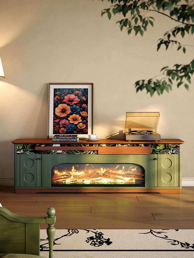 Customizable French Vintage Solid Wood Fireplace Cabinet
Customizable French Vintage Solid Wood Fireplace Cabinet