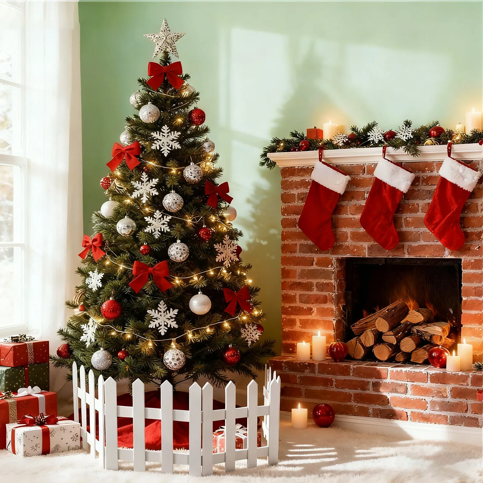 1Set Wooden Picket Fence Decorative 1.2m Environmental Protection Material for Garden Courtyard Lawn Christmas Tree Decorations
1Set Wooden Picket Fence Decorative 1.2m Environmental Protection Material for Garden Courtyard Lawn Christmas Tree Decorations