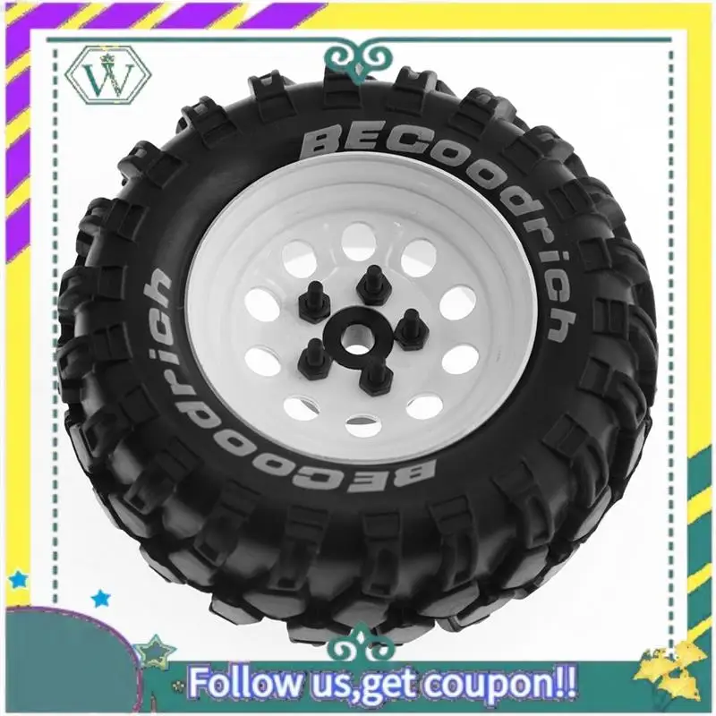 4Pcs 93Mm Metal Tire 1.9Inch Beadlock Wheel Rim For 1/10 RC Crawler Car Traxxas,Slotted Adapter Black
4Pcs 93Mm Metal Tire 1.9Inch Beadlock Wheel Rim For 1/10 RC Crawler Car Traxxas,Slotted Adapter Black