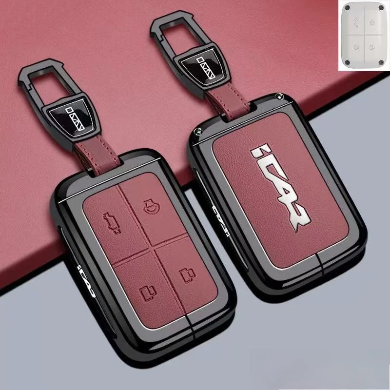 Zinc Alloy Key Fob Cover for CHERY ICAR 03/03T/V23/Comfort/EQ7, Protective Case Shell with Keychain, Anti-Drop & Scratch Proof
Zinc Alloy Key Fob Cover for CHERY ICAR 03/03T/V23/Comfort/EQ7, Protective Case Shell with Keychain, Anti-Drop & Scratch Proof