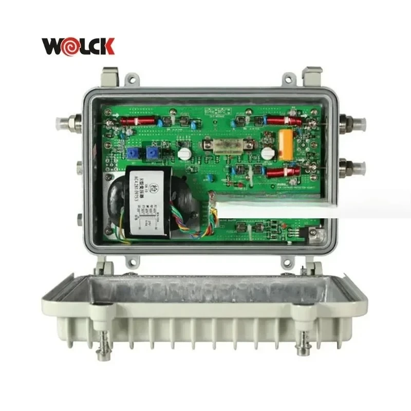 Weatherproof Amplifier RF CATV Cable Outdoor 2 RF Output 860mhz 60V 220V 90V Amplifier
Weatherproof Amplifier RF CATV Cable Outdoor 2 RF Output 860mhz 60V 220V 90V Amplifier