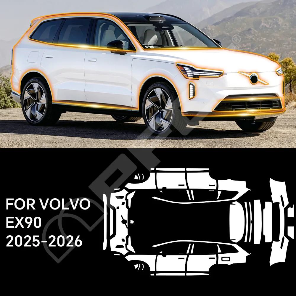 For Volvo EX90 2025-2026 TPU 9mil Car Paint Protection Film Precut Self-Repairing Scratch Resistant Car Accessories Wrap
For Volvo EX90 2025-2026 TPU 9mil Car Paint Protection Film Precut Self-Repairing Scratch Resistant Car Accessories Wrap