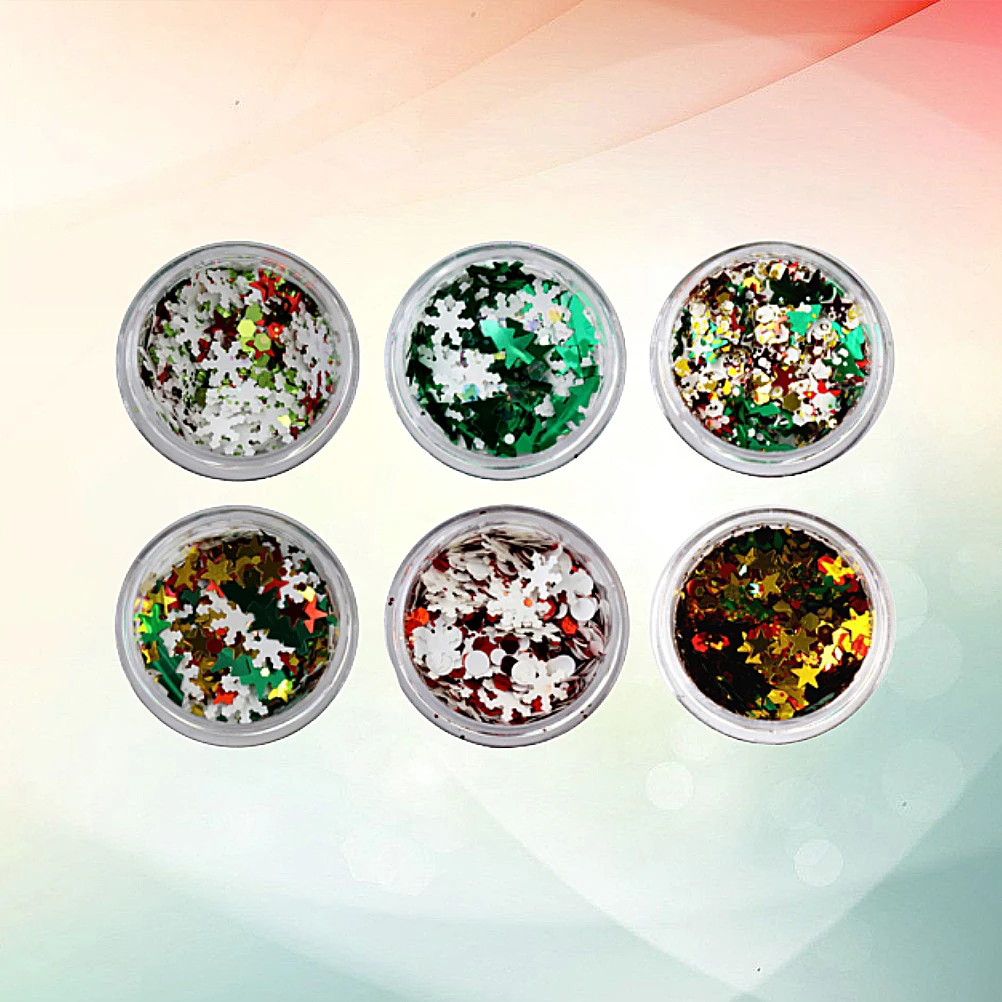 6 Pcs Snowflake Sequins Star Stickers for Nails Inscriptions Letter Christmas Small Manicure Paillette Decor Decorations 2023
6 Pcs Snowflake Sequins Star Stickers for Nails Inscriptions Letter Christmas Small Manicure Paillette Decor Decorations 2023