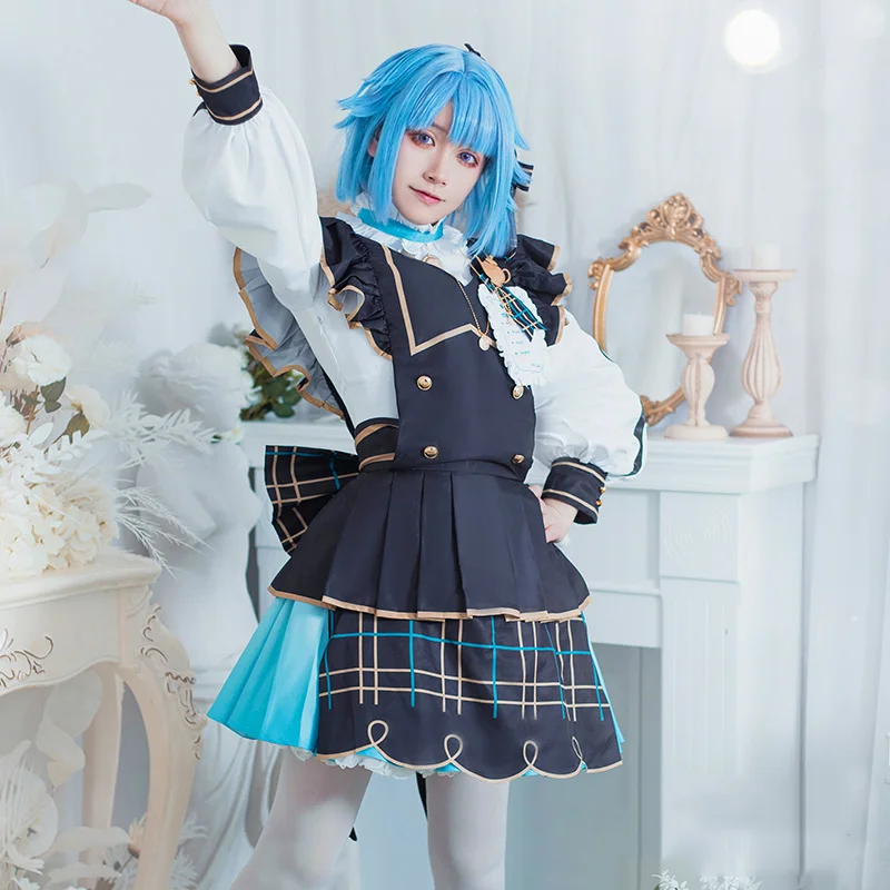 New Costume Shino Hajime cosplay idol personal stage uniform women dress full set E
New Costume Shino Hajime cosplay idol personal stage uniform women dress full set E