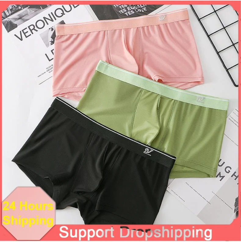 Men New Summer Ice Silk Boxer Briefs Thin Mesh Quick Dry Nylon Breathable Soft Sports Daily Underpants
Men New Summer Ice Silk Boxer Briefs Thin Mesh Quick Dry Nylon Breathable Soft Sports Daily Underpants