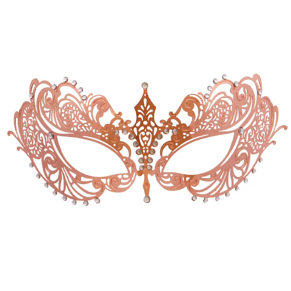 Премиальная металлическая полумаска с инкрустацией из розового золота, модная и легкая, для Хэллоуина, костюмированных вечеринок, маскарадов и танцевальных мероприятий
Премиальная металлическая полумаска с инкрустацией из розового золота, модная и легкая, для Хэллоуина, костюмированных вечеринок, маскарадов и танцевальных мероприятий