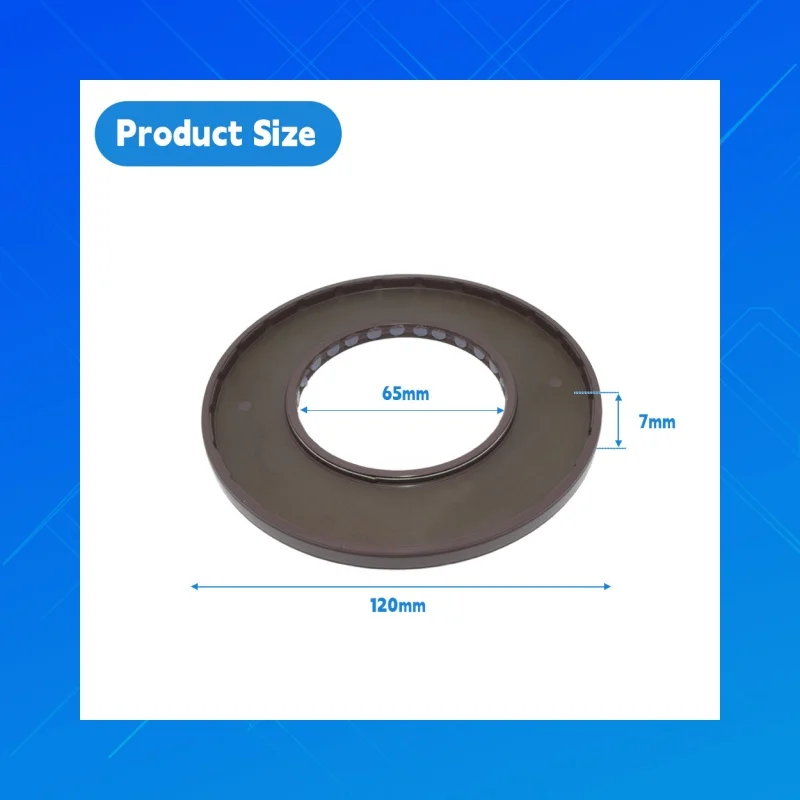 DMHUI high-quality fluororubber (FKM) high-pressure oil seal, 65X120X7 mm PPS-style oil seal, suitable for Rexroth A4VG280 pump.
DMHUI high-quality fluororubber (FKM) high-pressure oil seal, 65X120X7 mm PPS-style oil seal, suitable for Rexroth A4VG280 pump.