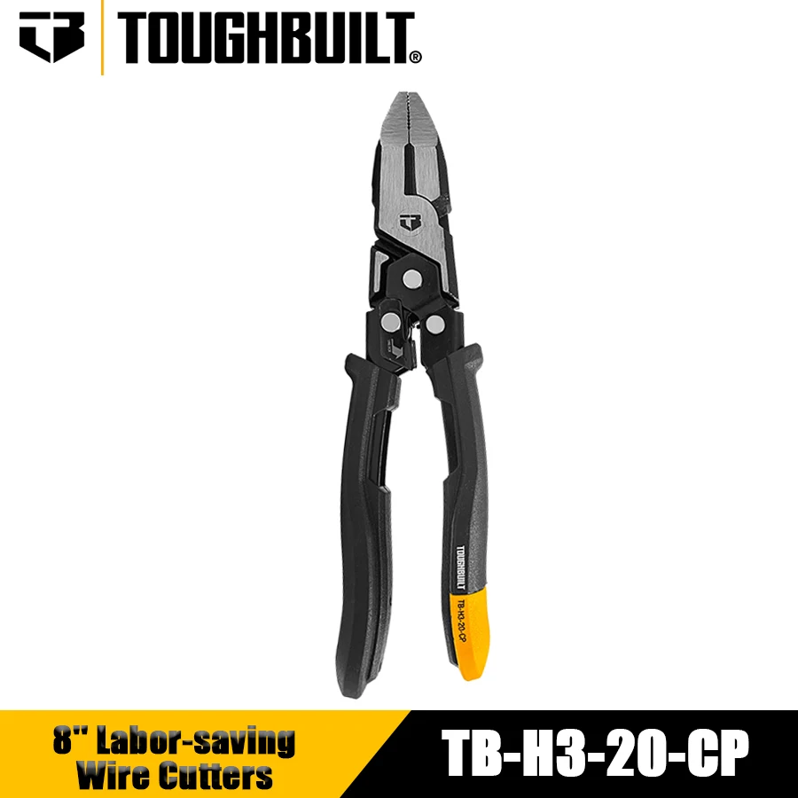 TOUGHBUILT TB-H3-20CP 8-дюймовые энергосберегающие кусачки для проволоки с пружинным механизмом, плоскогубцы для резки проволоки, ручной инструмент для резки
TOUGHBUILT TB-H3-20CP 8-дюймовые энергосберегающие кусачки для проволоки с пружинным механизмом, плоскогубцы для резки проволоки, ручной инструмент для резки