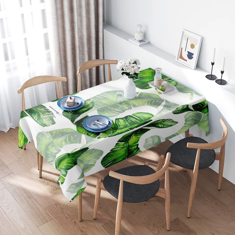 Green Leaf Tablecloth 3D Printed Dining Room Decorative Cloth Flower Bananas Pattern
Green Leaf Tablecloth 3D Printed Dining Room Decorative Cloth Flower Bananas Pattern