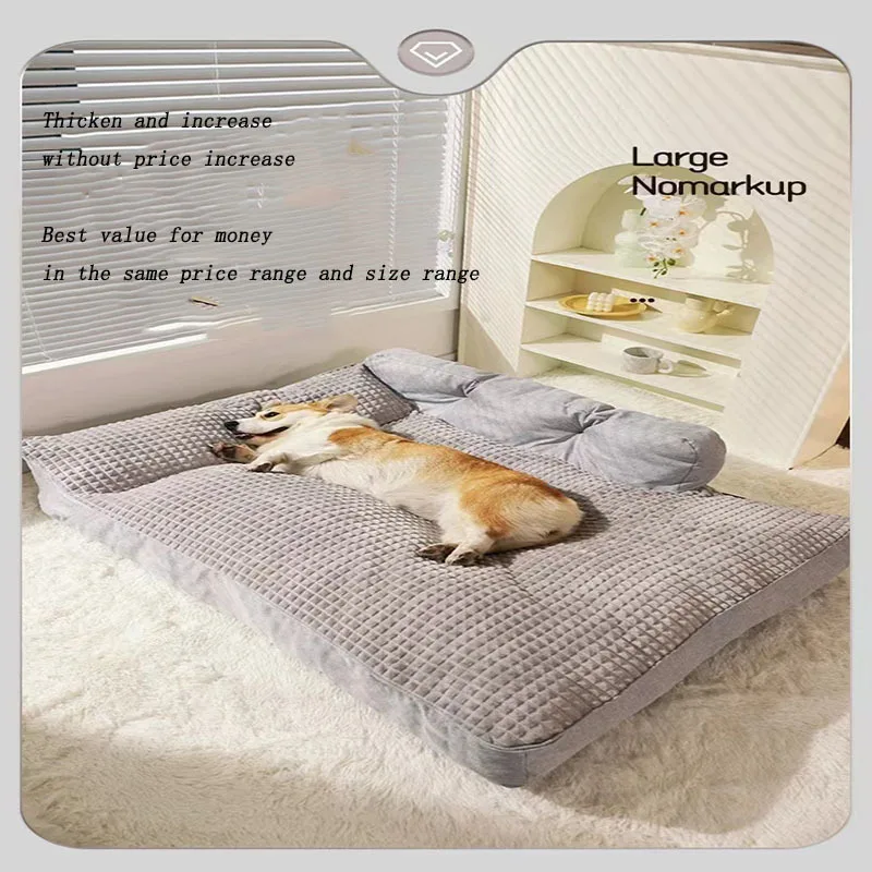 Dog Bed for Large Dogs Winter Warm Pet Mat All-Season Removable Washable Dog Pad Dog Sofa Cushion
Dog Bed for Large Dogs Winter Warm Pet Mat All-Season Removable Washable Dog Pad Dog Sofa Cushion