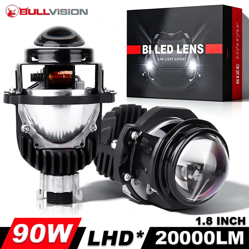 Bullvision 1.8 Inch H7 H4 Bi-LED Projector Lenses Mini Size Car Headlight 9005 9006 Car Lights Auto Upgrade Retrofit Tuning Kits
Bullvision 1.8 Inch H7 H4 Bi-LED Projector Lenses Mini Size Car Headlight 9005 9006 Car Lights Auto Upgrade Retrofit Tuning Kits