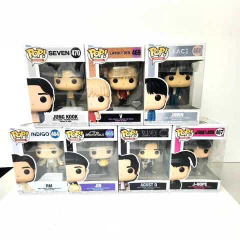 RM Jin Agust D J-Hope Jimin V Jung Kook FUNKO POP BTS Suit Figures Collectible Limited Edition Figurine Decoration Toy Gift
