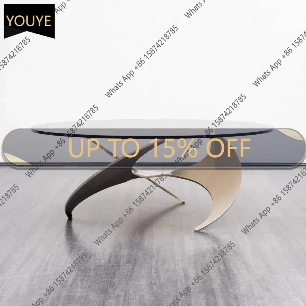 K65 Spiral Wind Coffee Table Coffee Low Table Leg Bracket Coffee Table Stainless Steel Creative Simple Bauhaus Style
K65 Spiral Wind Coffee Table Coffee Low Table Leg Bracket Coffee Table Stainless Steel Creative Simple Bauhaus Style