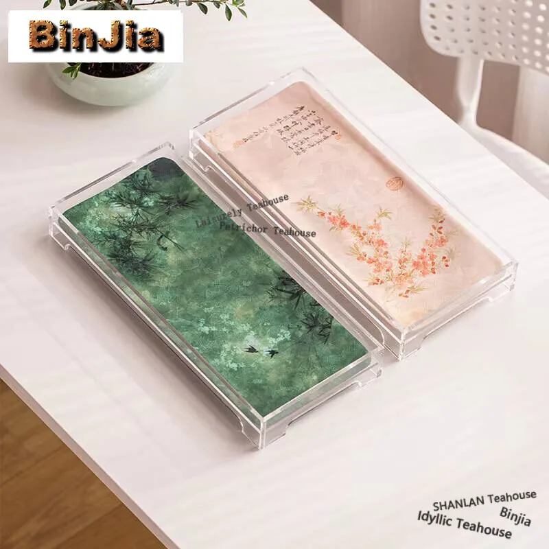 High-end Fashion Acrylic Transparent Water Cup Tray Teacup Storage Simple Modern Tray Decorative Rectangular Dry Brewed Tea Tray
High-end Fashion Acrylic Transparent Water Cup Tray Teacup Storage Simple Modern Tray Decorative Rectangular Dry Brewed Tea Tray