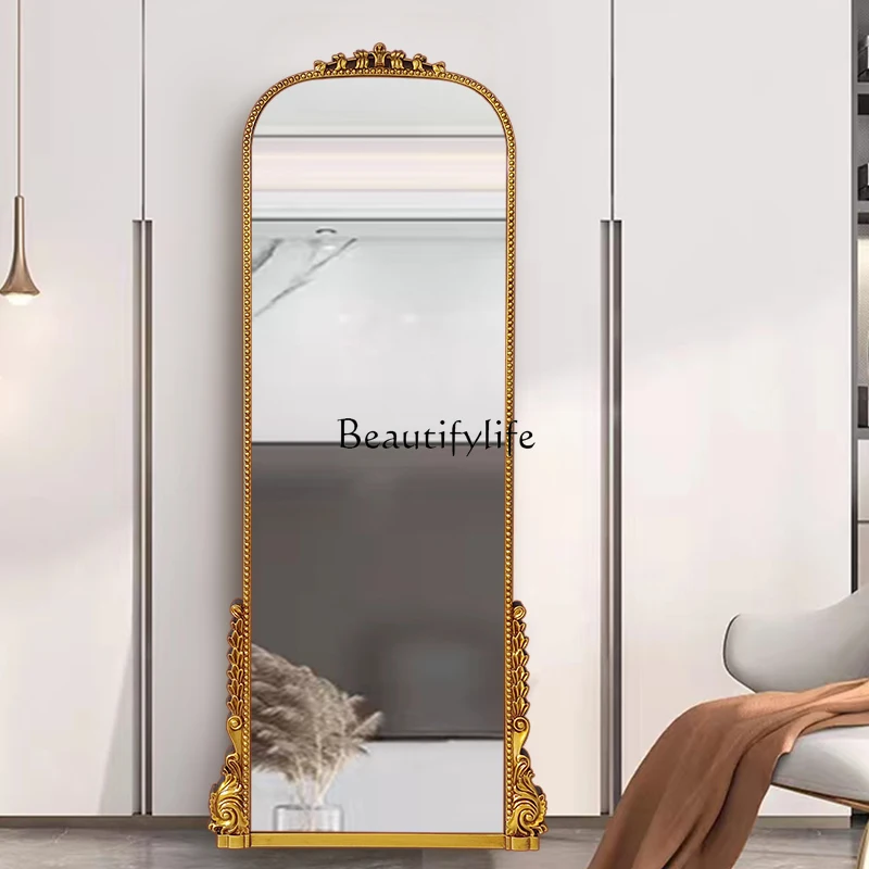 European simple full-body mirror cloakroom floor-to-ceiling full-length mirror
European simple full-body mirror cloakroom floor-to-ceiling full-length mirror