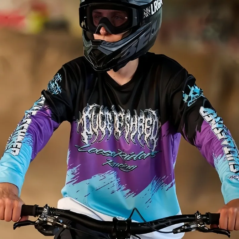 Быстросохнущая футболка с длинными рукавами с 3D-принтом Motorcycle Rider, модная и удобная для ежедневной езды 
Быстросохнущая футболка с длинными рукавами с 3D-принтом Motorcycle Rider, модная и удобная для ежедневной езды