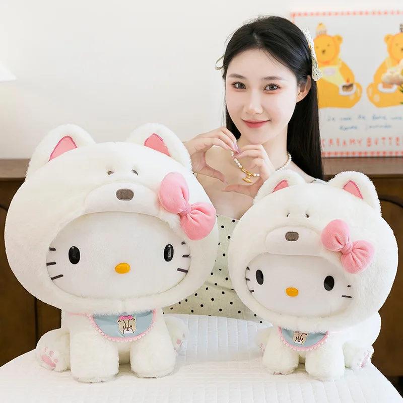 Hot Sanrio Large Size Hello Kitty Transforms Into A Puppy Series Plush Toy Cartoon Anime Filled Doll Kawaii Decorate Girl Gifts
Hot Sanrio Large Size Hello Kitty Transforms Into A Puppy Series Plush Toy Cartoon Anime Filled Doll Kawaii Decorate Girl Gifts