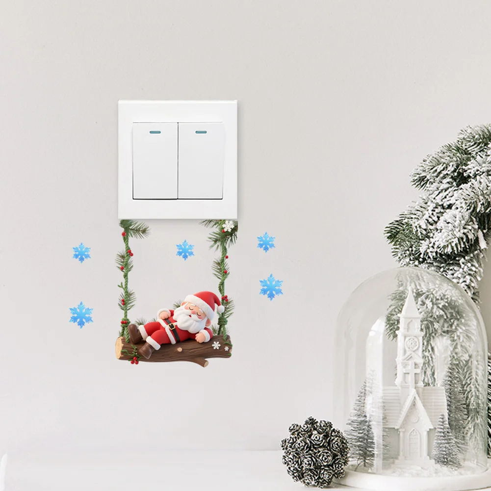 Cartoon Santa Claus Sleeping Switch Sticker Christmas Living Room Decoration Wall Decals New Year Decor Self-adhesive Home Mural
Cartoon Santa Claus Sleeping Switch Sticker Christmas Living Room Decoration Wall Decals New Year Decor Self-adhesive Home Mural