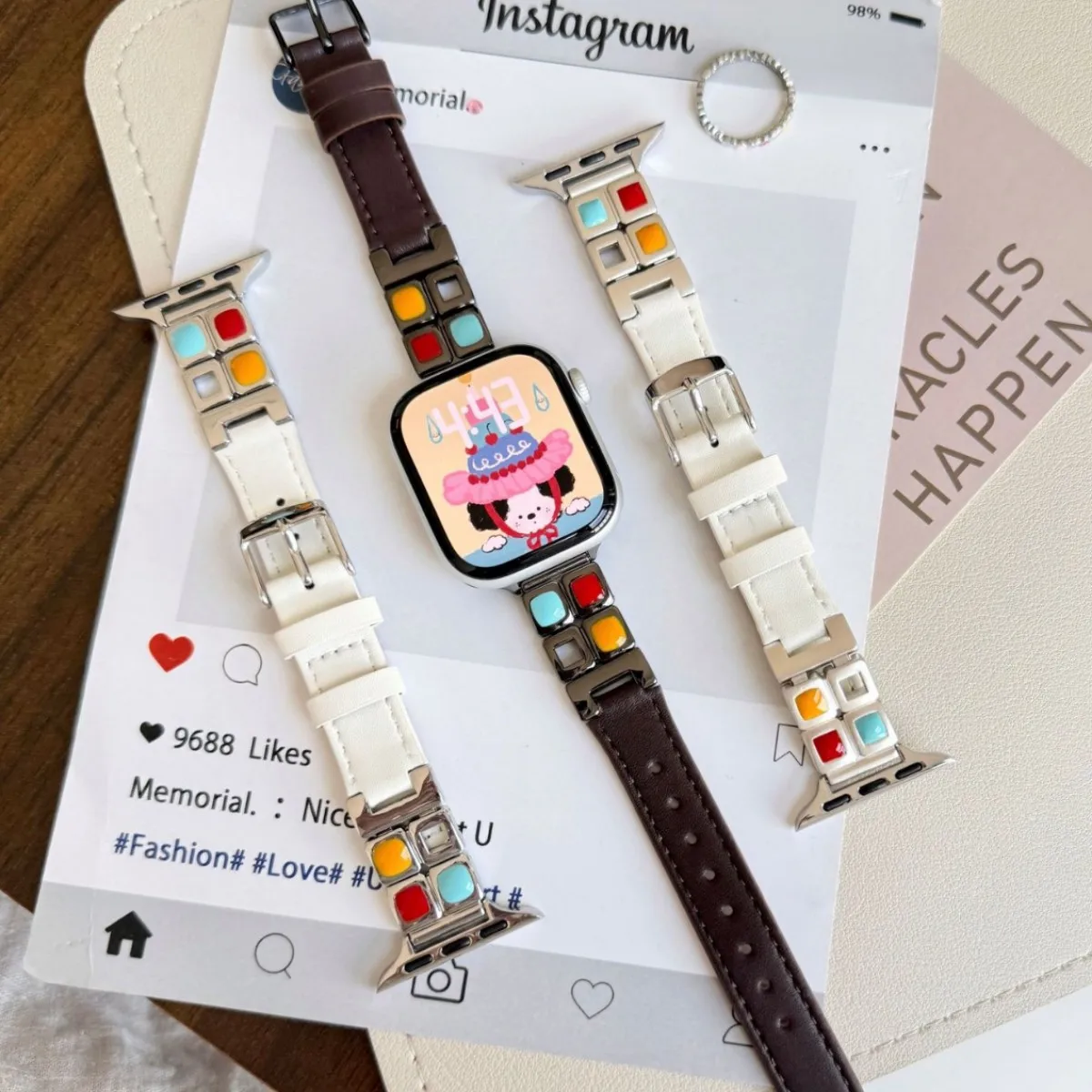 LYSSBIN Leather Strap For Apple Watch Band 44mm 40mm 38mm 45mm 41mm Vintage Bracelet iWatch Series 4 5 6 SE 7 8 9 10 Ultra2 49mm
LYSSBIN Leather Strap For Apple Watch Band 44mm 40mm 38mm 45mm 41mm Vintage Bracelet iWatch Series 4 5 6 SE 7 8 9 10 Ultra2 49mm