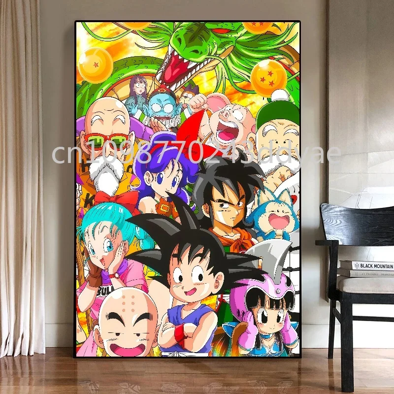 High Quality Canvas Printing Poster Anime Dragon Ball Wukong Vegeta Poster Home Wall Decoration Aesthetic Picture Children Gift
High Quality Canvas Printing Poster Anime Dragon Ball Wukong Vegeta Poster Home Wall Decoration Aesthetic Picture Children Gift