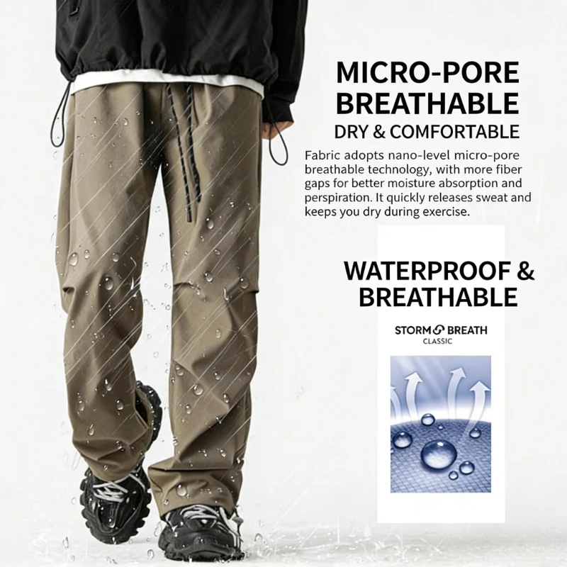Outdoor Waterproof Climbing Trousers Man Straight Leg Casual Pants Men Women Autumn Fashion Durable Polyester Workwear Trousers
Outdoor Waterproof Climbing Trousers Man Straight Leg Casual Pants Men Women Autumn Fashion Durable Polyester Workwear Trousers