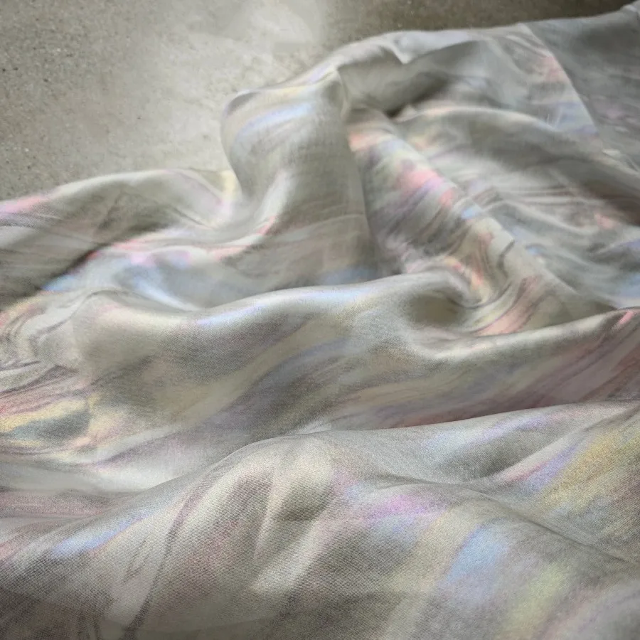 Fluorescent Organza Fabrics Pearl Iridescent Tulle Shiny Designer Stage Wedding Decor Voile Transparent Handmade Materials
Fluorescent Organza Fabrics Pearl Iridescent Tulle Shiny Designer Stage Wedding Decor Voile Transparent Handmade Materials