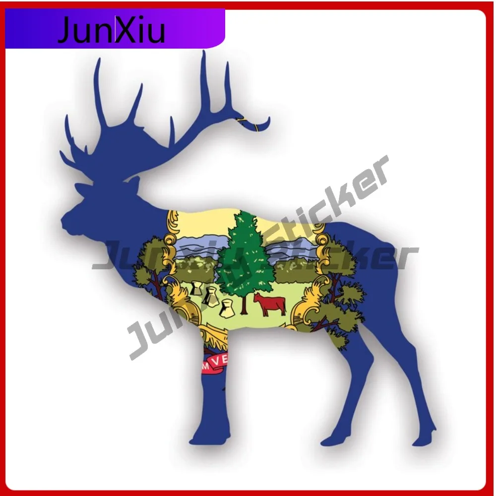 Vermont Deer Shaped Weather Resistant Waterproof Cartoon For Car Body Bumper Helmet Easy To Remove Easy Apply Decal Scratch
Vermont Deer Shaped Weather Resistant Waterproof Cartoon For Car Body Bumper Helmet Easy To Remove Easy Apply Decal Scratch