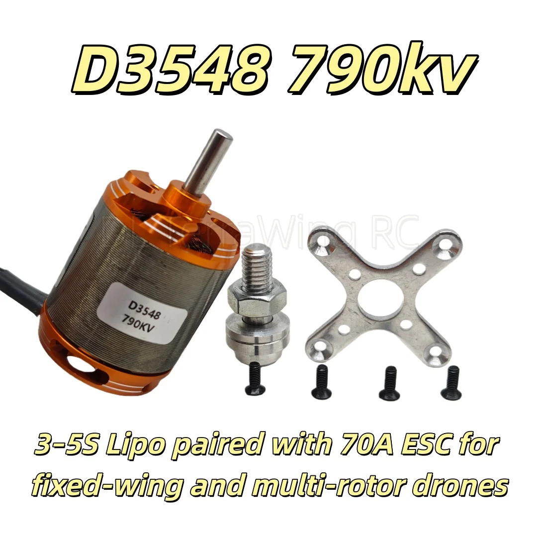 Бесщеточный двигатель D3548 (790KV, 900KV, 1100KV) для самолетов и мультироторных аппаратов с питанием 3-5S
Бесщеточный двигатель D3548 (790KV, 900KV, 1100KV) для самолетов и мультироторных аппаратов с питанием 3-5S