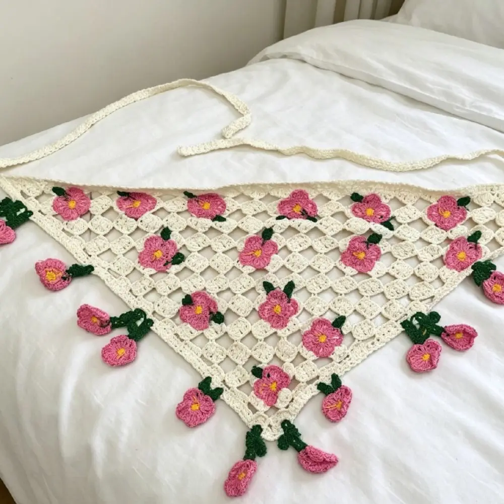Sweet Floral Knitted Flower Headband French Pastoral Triangle Turban Countryside Style Bohemian Crochet Flower Bandana Travel
Sweet Floral Knitted Flower Headband French Pastoral Triangle Turban Countryside Style Bohemian Crochet Flower Bandana Travel