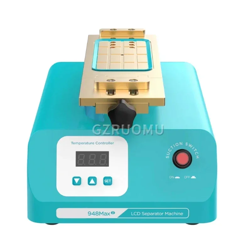 948Max-2 Straight Curved Screen LCD Vacuum Separator 360° Mobile Phone Heating Remove Screen Repair Tool
948Max-2 Straight Curved Screen LCD Vacuum Separator 360° Mobile Phone Heating Remove Screen Repair Tool