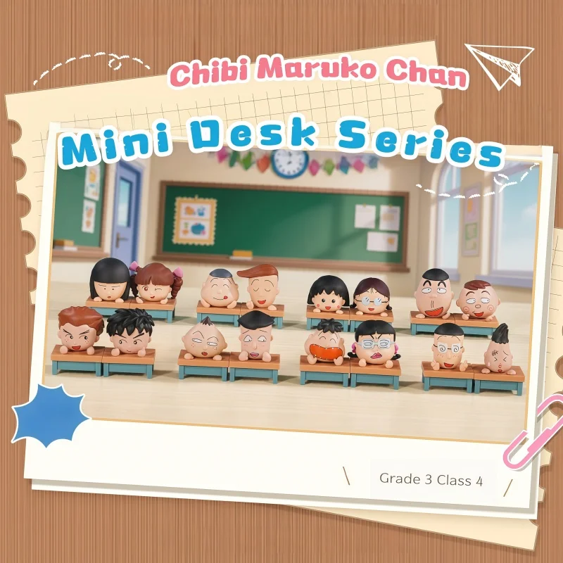 Chibi Maruko Chan Mini Desk Series Blind Bag Maruko Tamae Hanawa Cute Figure Collectible Model Toy Desktop Decor Gift
Chibi Maruko Chan Mini Desk Series Blind Bag Maruko Tamae Hanawa Cute Figure Collectible Model Toy Desktop Decor Gift