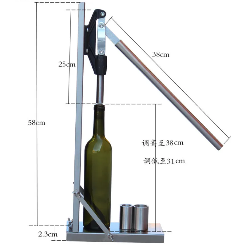 Wine Press Machine Manual Table Press Stopper Red Wine Cork
Wine Press Machine Manual Table Press Stopper Red Wine Cork