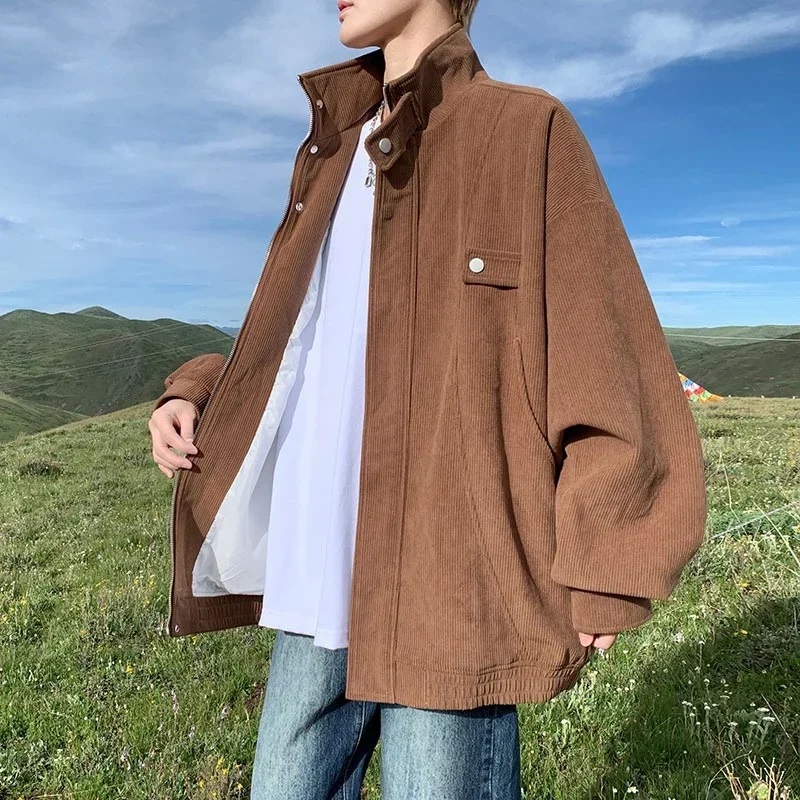 Autumn Men's Cardigan Corduroy Jackets Casual Y2K Streetwear Zipper Shirts Coats 2024 New Classic Vintage Solid chaquetas hombre
Autumn Men's Cardigan Corduroy Jackets Casual Y2K Streetwear Zipper Shirts Coats 2024 New Classic Vintage Solid chaquetas hombre