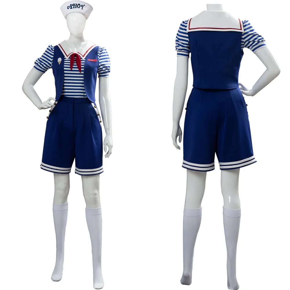 Steve Cosplay Robin Waiter Costumes Uniform Suit Halloween Carnival Girls Costume For Adult Role Playing Disguise Suit
Steve Cosplay Robin Waiter Costumes Uniform Suit Halloween Carnival Girls Costume For Adult Role Playing Disguise Suit
