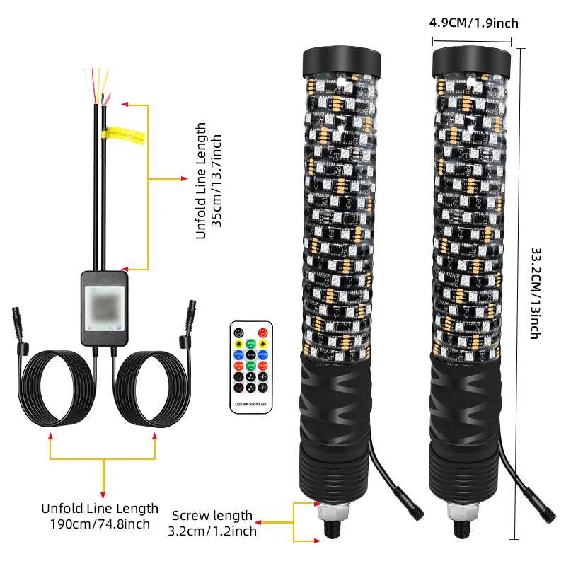 Dual Lamp LED Offroad Lights APP & Remote Controlled RGB Lighting for Enhanced Safety During Nighttime Excursions
Dual Lamp LED Offroad Lights APP & Remote Controlled RGB Lighting for Enhanced Safety During Nighttime Excursions