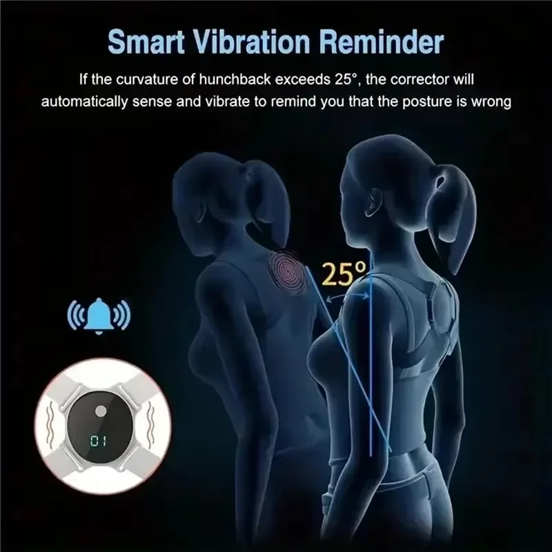 SQPP-Intelligent Vibration Reminder Posture Corrector Anti Hunchback Belt Preventing Myopia Hunchback Device For Adult Child
SQPP-Intelligent Vibration Reminder Posture Corrector Anti Hunchback Belt Preventing Myopia Hunchback Device For Adult Child