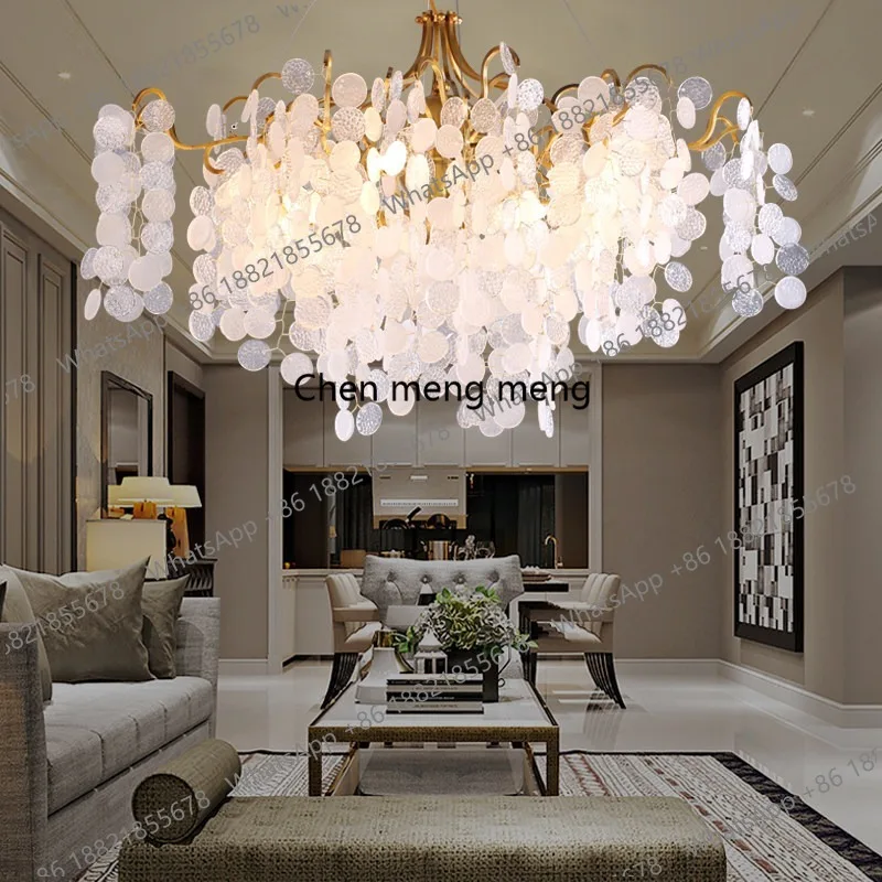 Modern French light luxury crystal chandelier living room dining room American retro art bedroom full copper money branch lamp
Modern French light luxury crystal chandelier living room dining room American retro art bedroom full copper money branch lamp