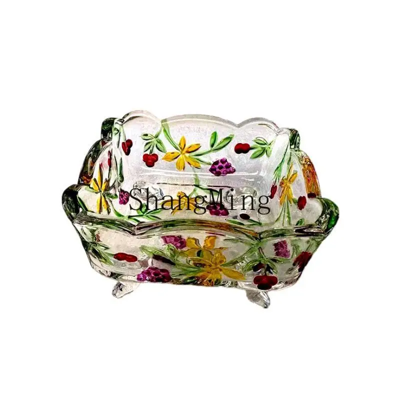 DSA high-value relief painted glass fruit plate fruit bucket square plate glass fruit bowl snack plate sugar tank
DSA high-value relief painted glass fruit plate fruit bucket square plate glass fruit bowl snack plate sugar tank