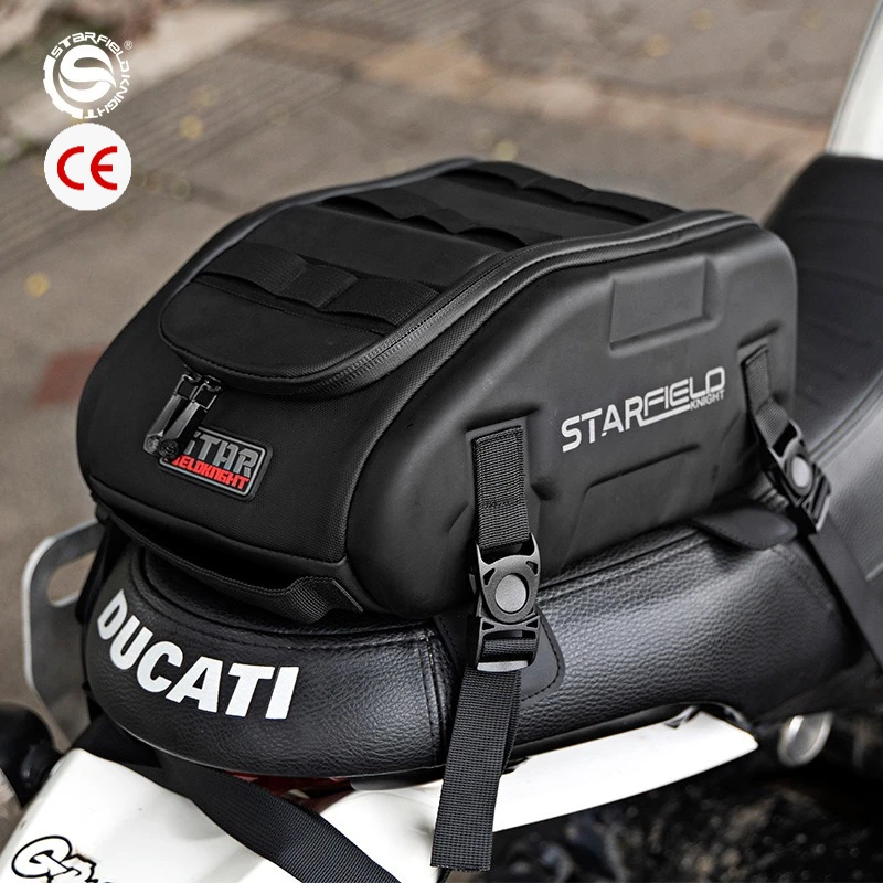 Motorcycle Rear Seat Luggage Bag, Tail Luggage Bag, Riding Fuel Tank Bag, Multi-functional Magnetic Iron Attachment Equipment
Motorcycle Rear Seat Luggage Bag, Tail Luggage Bag, Riding Fuel Tank Bag, Multi-functional Magnetic Iron Attachment Equipment