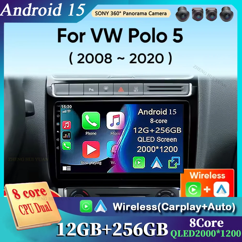 Android 15 для Volkswagen VW POLO 5 2008-2017 Автомобильный радиоприемник Беспроводной Carplay Android Авто Мультимедийный плеер Стерео WIFI 4G Autorad
Android 15 для Volkswagen VW POLO 5 2008-2017 Автомобильный радиоприемник Беспроводной Carplay Android Авто Мультимедийный плеер Стерео WIFI 4G Autorad