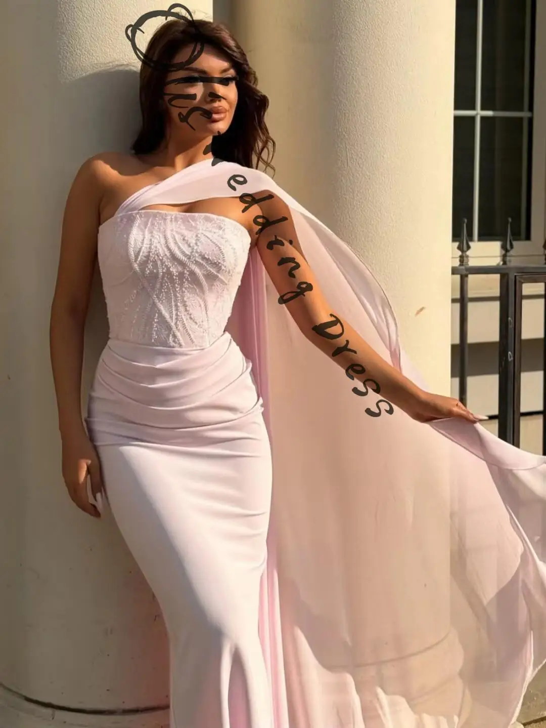 customized Elegant Mermaid Sleeveless Strapless Prom Dresses Floor Length Party Dresses Pleated Beadings Formal Evening Dresses
customized Elegant Mermaid Sleeveless Strapless Prom Dresses Floor Length Party Dresses Pleated Beadings Formal Evening Dresses