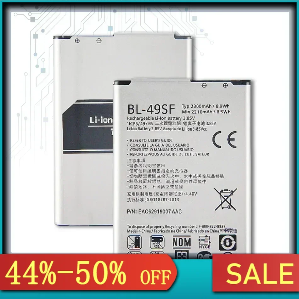 Сменный аккумулятор BL-49SF 2300 мАч для LG G4 Mini/Beat G4S H736 H735T H525N, аккумуляторы для мобильных телефонов
Сменный аккумулятор BL-49SF 2300 мАч для LG G4 Mini/Beat G4S H736 H735T H525N, аккумуляторы для мобильных телефонов