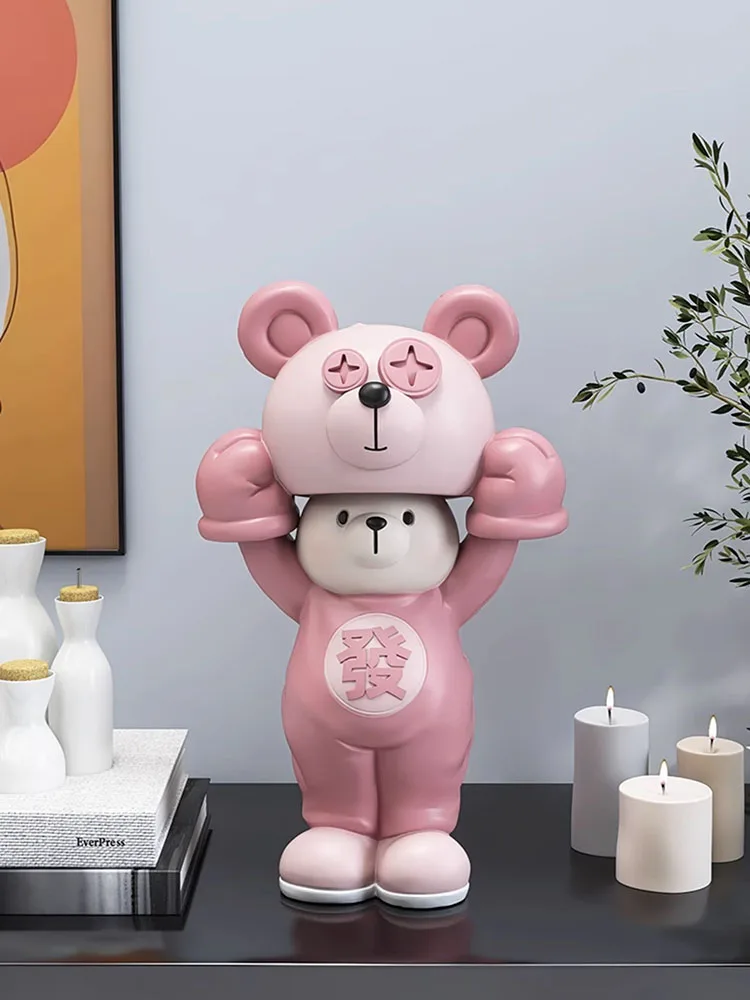 Sculpture Cute Bear Decoration Figurine Home Decor Living Room TV Cabinet Wine Cabinet,Office Desk Statuette Ornament Gift
Sculpture Cute Bear Decoration Figurine Home Decor Living Room TV Cabinet Wine Cabinet,Office Desk Statuette Ornament Gift