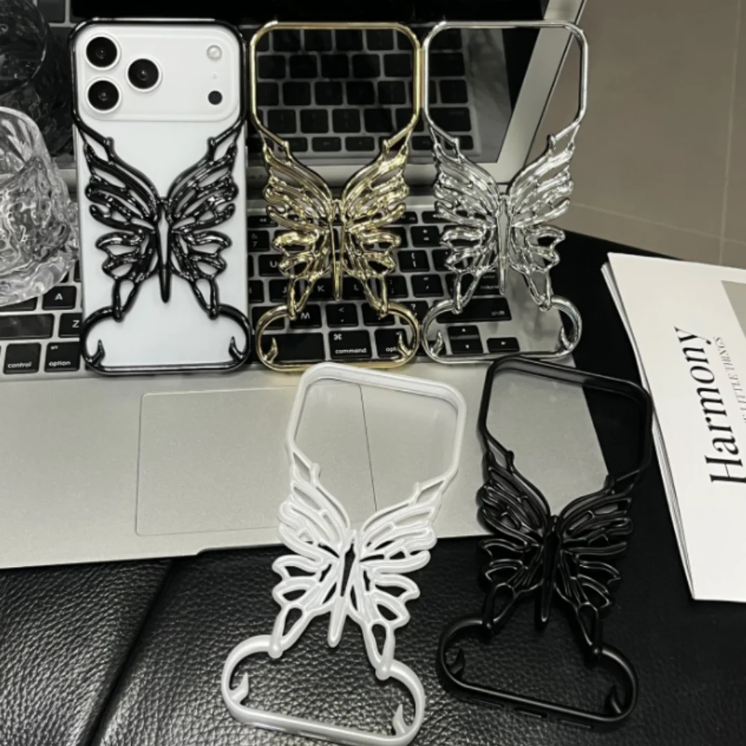 New 3D Butterfly Pattern Hollow Slim Phone Case For iPhone17 16 15 14 13 12 11 Pro Max Plus PC Shockproof hard Protection Cover
New 3D Butterfly Pattern Hollow Slim Phone Case For iPhone17 16 15 14 13 12 11 Pro Max Plus PC Shockproof hard Protection Cover